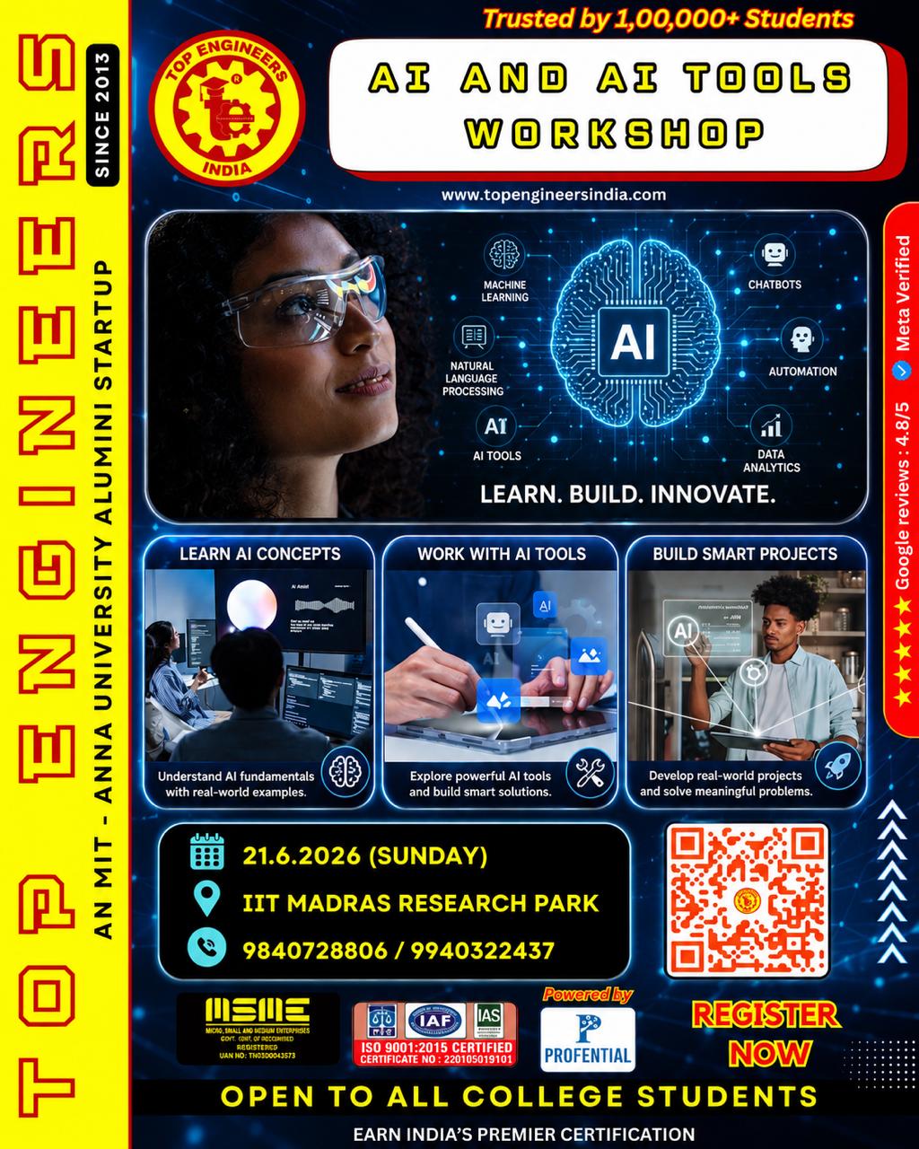 AI and AI tools Workshop 2026 Workshop Poster 